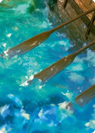 Treasure Island // High Seas Map Doubled Sided Art Card (Bottom Center) — High Seas