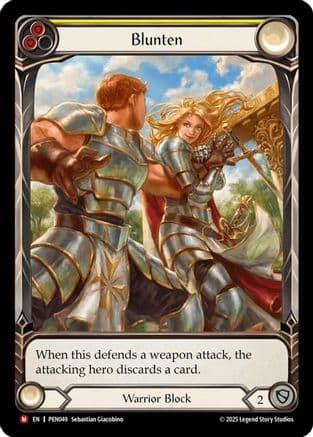 Blunten (Yellow) (Extended Art) — Compendium of Rathe