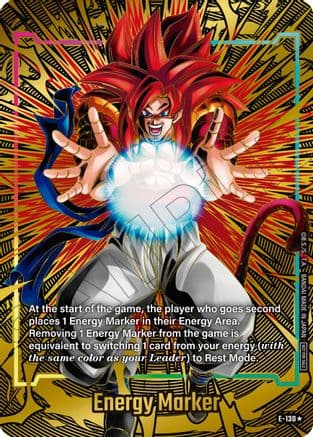 Energy Marker (E-130) (Gold) — Fusion World Energy Markers