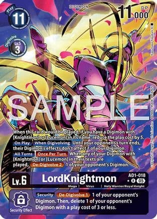 LordKnightmon - AD1-018 (Alternate Art) — Advanced Booster Digimon Generation