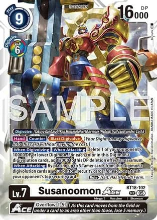Susanoomon ACE (Reprint) — Advanced Booster Digimon Generation