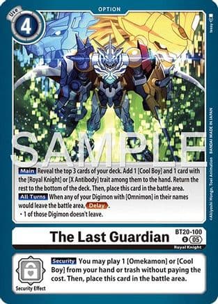 The Last Guardian (Reprint) — Advanced Booster Digimon Generation