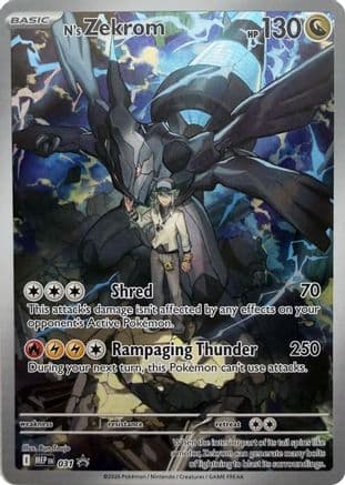 N's Zekrom - 031 — ME: Mega Evolution Promo Pokémon TCG card by Ren Erijō