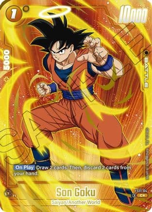 Son Goku - FS11-04 (Gold) — Starter Deck EX: The Phase of Evolution