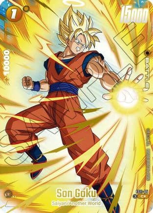 Son Goku - FS11-05 (Gold) — Starter Deck EX: The Phase of Evolution