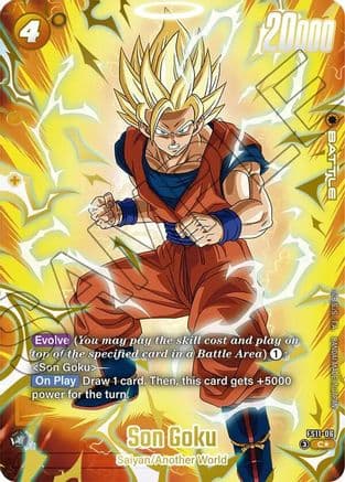 Son Goku - FS11-06 (Gold) — Starter Deck EX: The Phase of Evolution