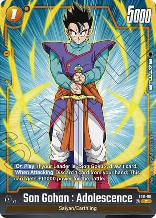 Son Gohan : Adolescence - FS11-08 — Starter Deck EX: The Phase of Evolution