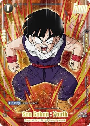 Son Gohan : Youth - FS12-08 (Gold) — Starter Deck EX: The Beat of Ki