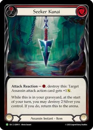 Seeker Kunai (Red) — GEM Pack 4