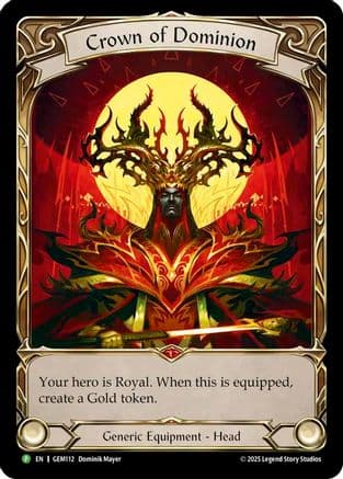 Crown of Dominion (Golden) — GEM Pack 4