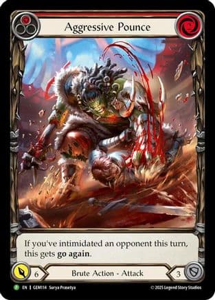 Aggressive Pounce (Red) — GEM Pack 4