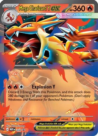Mega Charizard Y ex - 030 — ME: Mega Evolution Promo Pokémon TCG card by Ultim0-Sensei