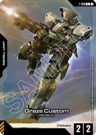 Graze Custom (Premium Card Collection Gundam Assemble) — Gundam Promotional Cards