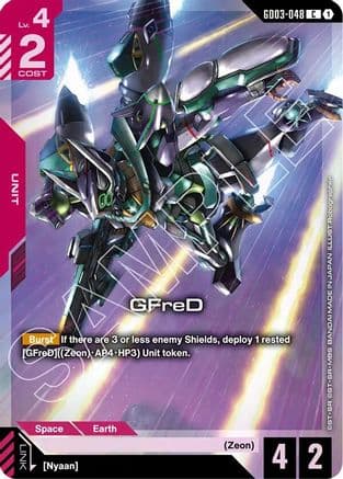 GFreD (Premium Card Collection Gundam Assemble) — Gundam Promotional Cards