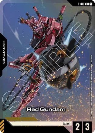 Red Gundam (T-018) (Premium Card Collection Gundam Assemble) — Gundam Promotional Cards
