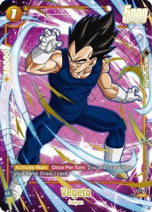 Vegeta - FS11-12 (Gold) — Starter Deck EX: The Phase of Evolution
