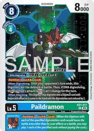Paildramon - AD1-011 — Advanced Booster Digimon Generation