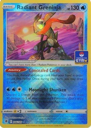 Radiant Greninja - 046/189 (Southeast Asia Exclusive) — Southeast Asia Exclusives Pokémon TCG card by Souichirou Gunjima