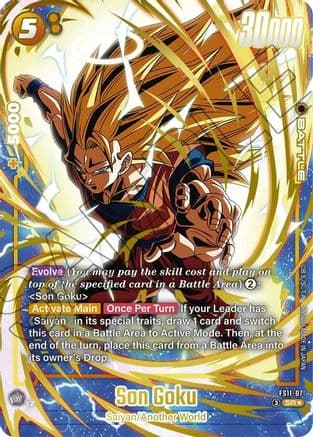 Son Goku - FS11-07 (Gold) — Starter Deck EX: The Phase of Evolution