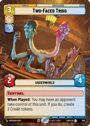 Two-Faced Troig (Hyperspace) — A Lawless Time