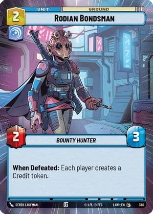 Rodian Bondsman (Hyperspace) — A Lawless Time