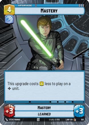 Mastery (Hyperspace) — A Lawless Time Star Wars: Unlimited card by Steve Morris