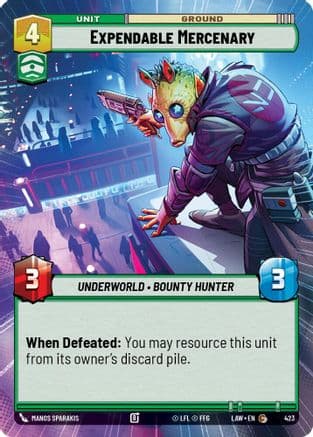 Expendable Mercenary (Hyperspace) — A Lawless Time
