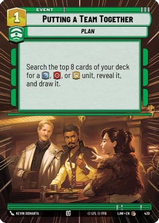 Putting a Team Together (Hyperspace) — A Lawless Time