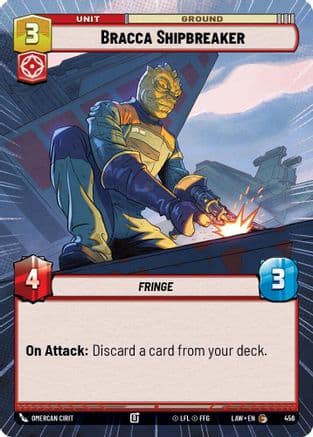 Bracca Shipbreaker (Hyperspace) — A Lawless Time Star Wars: Unlimited card by Omercan Cirit