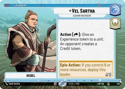 Vel Sartha - Aldhani Insurgent (Hyperspace) — A Lawless Time