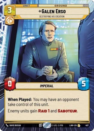 Galen Erso - Destroying His Creation (Hyperspace) — A Lawless Time