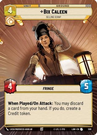 Bix Caleen - Selling Scrap (Hyperspace) — A Lawless Time