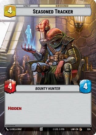 Seasoned Tracker (Hyperspace) — A Lawless Time Star Wars: Unlimited card by EJ Dela Cruz
