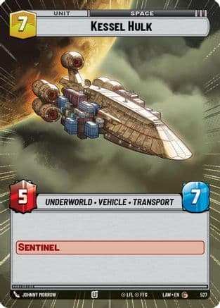 Kessel Hulk (Hyperspace) — A Lawless Time Star Wars: Unlimited card by Johnny Morrow