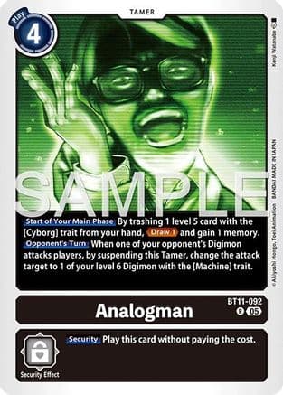 Analogman (Reprint) — Advanced Booster Digimon Generation