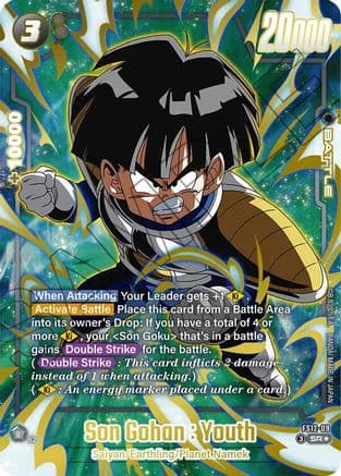Son Gohan : Youth - FS12-09 (Gold) — Starter Deck EX: The Beat of Ki