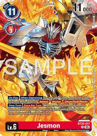 Jesmon (Reprint) — Advanced Booster Digimon Generation
