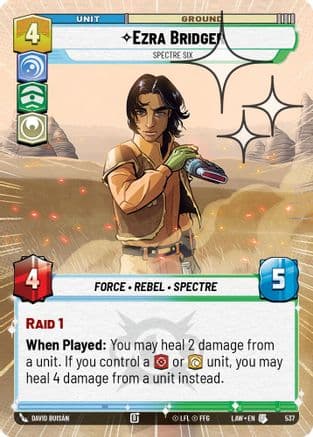 Ezra Bridger - Spectre Six (Hyperspace Foil) — A Lawless Time