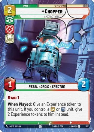 Chopper - Spectre Three (Hyperspace Foil) — A Lawless Time