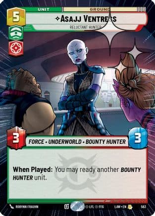 Asajj Ventress - Reluctant Hunter (Hyperspace Foil) — A Lawless Time