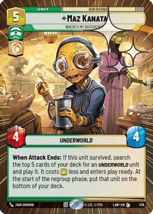 Maz Kanata - Where's My Boyfriend? (Hyperspace Foil) — A Lawless Time