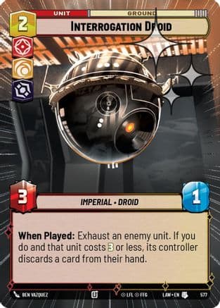 Interrogation Droid (Hyperspace Foil) — A Lawless Time