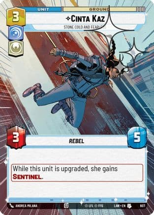 Cinta Kaz - Stone Cold and Fearless (Hyperspace Foil) — A Lawless Time