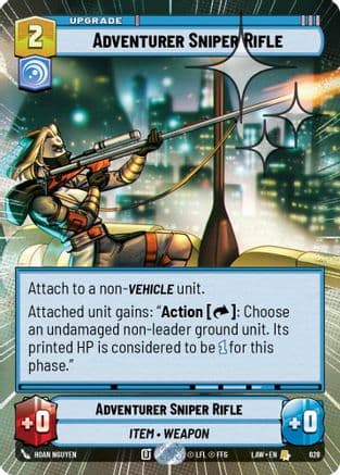 Adventurer's Sniper Rifle (Hyperspace Foil) — A Lawless Time