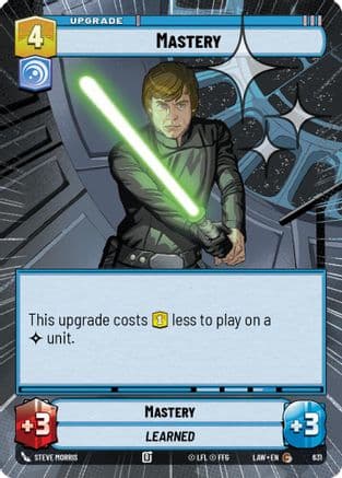 Mastery (Hyperspace Foil) — A Lawless Time Star Wars: Unlimited card by Steve Morris