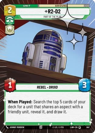 R2-D2 - Part of the Plan (Hyperspace Foil) — A Lawless Time