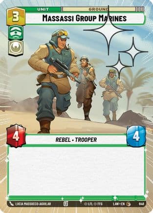 Massassi Group Marines (Hyperspace Foil) — A Lawless Time