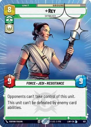 Rey - Skywalker (Hyperspace Foil) — A Lawless Time