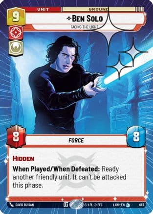 Ben Solo - Facing the Light (Hyperspace Foil) — A Lawless Time