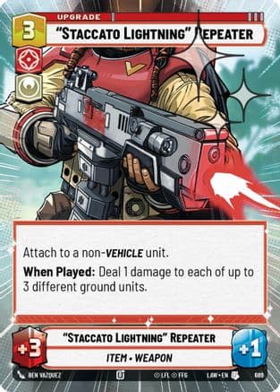 "Staccato Lightning" Repeater (Hyperspace Foil) — A Lawless Time